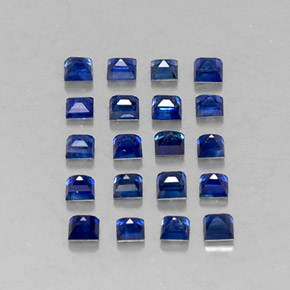 Achetez naturel ct bleue saphir gems, carré, en provenance madagascar chez gemselect. en stock, livraison internationale!