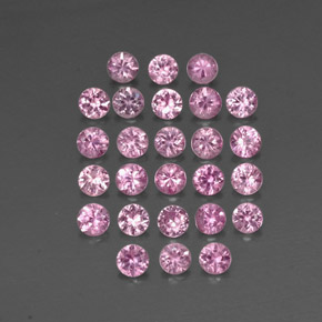 Achetez naturel ct rose saphir gems, coupe roude, en provenance madagascar chez gemselect. en stock, livraison internationale!