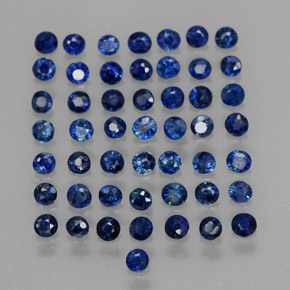 Achetez naturel ct bleue saphir gems, coupe roude, en provenance madagascar chez gemselect. en stock, livraison internationale!
