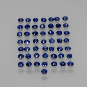 Achetez naturel ct bleue saphir gems, coupe roude, en provenance madagascar chez gemselect. en stock, livraison internationale!
