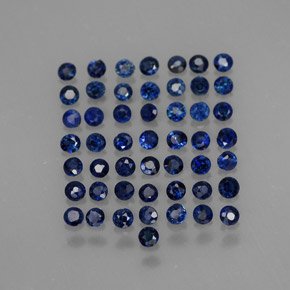 Achetez naturel ct bleue saphir gems, coupe roude, en provenance madagascar chez gemselect. en stock, livraison internationale!