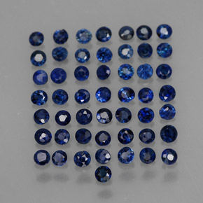 Achetez naturel ct bleue saphir gems, coupe roude, en provenance madagascar chez gemselect. en stock, livraison internationale!