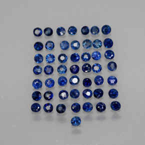 Achetez naturel ct bleue saphir gems, coupe roude, en provenance madagascar chez gemselect. en stock, livraison internationale!