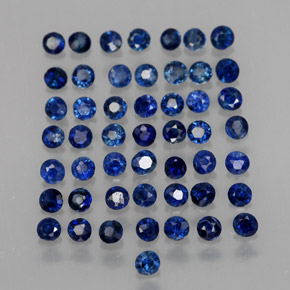 Achetez naturel ct bleue saphir gems, coupe roude, en provenance madagascar chez gemselect. en stock, livraison internationale!