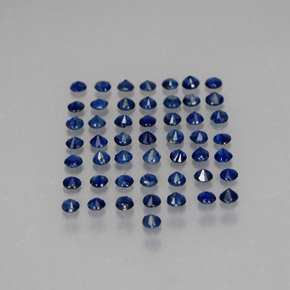 Achetez naturel ct bleue saphir gems, coupe roude, en provenance madagascar chez gemselect. en stock, livraison internationale!
