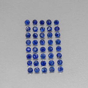 Achetez naturel ct bleue saphir gems, coupe roude, en provenance madagascar chez gemselect. en stock, livraison internationale!