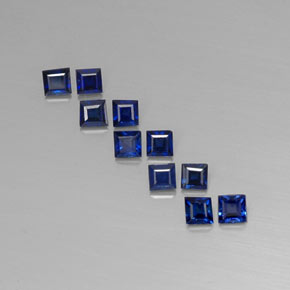 Achetez naturel ct bleue saphir gems, carré, en provenance madagascar chez gemselect. en stock, livraison internationale!