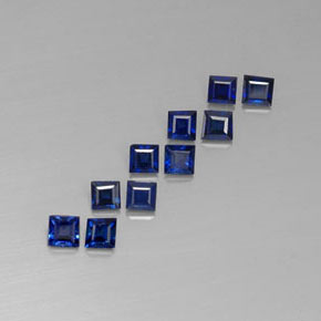 Achetez naturel ct bleue saphir gems, carré, en provenance madagascar chez gemselect. en stock, livraison internationale!