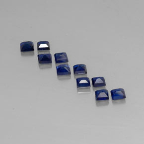 Achetez naturel ct bleue saphir gems, carré, en provenance madagascar chez gemselect. en stock, livraison internationale!