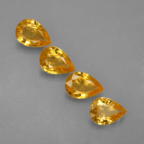 Achetez naturel ct jaune saphir gems, en forme de poire, en provenance tanzanie (songea) chez gemselect. en stock, livraison internationale!