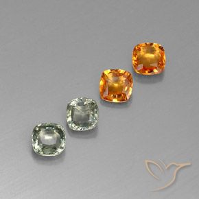 Achetez naturel 1,57ct multicolore saphir gems, coupe coussin, en provenance tanzanie chez gemselect. en stock, livraison internationale!