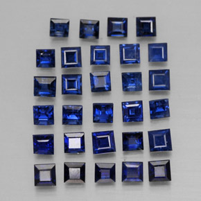 Achetez naturel ct bleue saphir gems, carré, en provenance madagascar chez gemselect. en stock, livraison internationale!