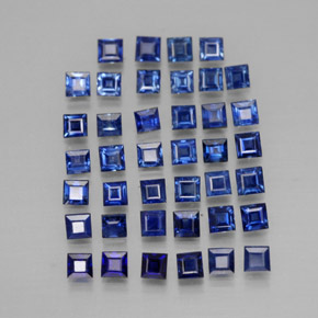 Achetez naturel ct bleue saphir gems, carré, en provenance madagascar chez gemselect. en stock, livraison internationale!