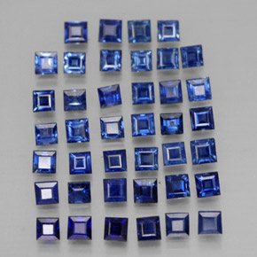 Achetez naturel ct bleue saphir gems, carré, en provenance madagascar chez gemselect. en stock, livraison internationale!