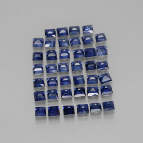 Achetez naturel ct bleue saphir gems, carré, en provenance madagascar chez gemselect. en stock, livraison internationale!