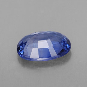 Saphir bleue naturelle coupe ovale, 2,32 ct, VVS-VS