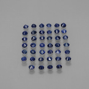 Achetez naturel ct bleue saphir gems, coupe roude, en provenance madagascar / mine diego chez gemselect. en stock, livraison internationale!