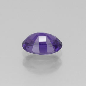 Saphir violet naturelle coupe ovale, 0,65 ct, VVS-VS