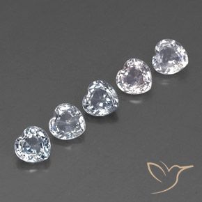 Shop natural 1.95ct Blanc bleuâtre Saphir gems, Cœur, from Sri Lanka at GemSelect. In stock, global shipping!