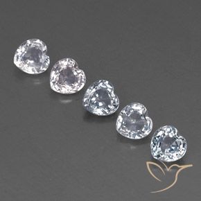 Shop natural 1.95ct Blanc bleuâtre Saphir gems, Cœur, from Sri Lanka at GemSelect. In stock, global shipping!