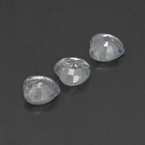 Achetez naturel ct blanc saphir gems, forme de coeur, en provenance sri lanka (ceylan) chez gemselect. en stock, livraison internationale!