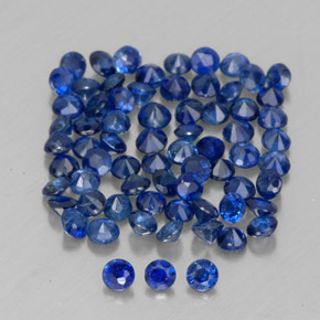 Achetez naturel ct bleue saphir gems, coupe roude, en provenance madagascar chez gemselect. en stock, livraison internationale!