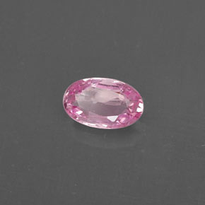 Saphir rose naturelle coupe ovale, 0,29 ct, VVS-VS