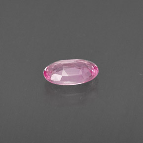 Saphir rose naturelle coupe ovale, 0,29 ct, VVS-VS