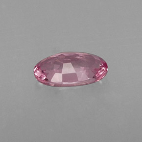 Saphir rose naturelle coupe ovale, 0,27 ct, VVS