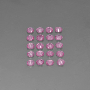 Achetez naturel ct rose saphir gems, coupe roude, en provenance madagascar chez gemselect. en stock, livraison internationale!