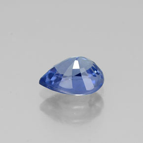 Saphir bleue naturelle en forme de poire, 1,02 ct, VS
