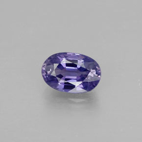 Saphir bleue naturelle coupe ovale, 0,67 ct, VVS