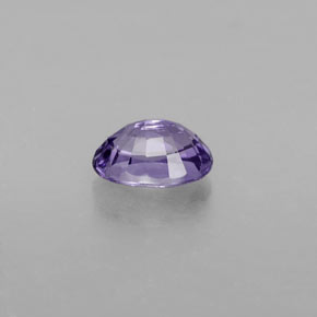 Saphir violet naturelle coupe ovale, 0,68 ct, VVS