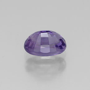 Saphir violet naturelle coupe ovale, 0,80 ct, VS
