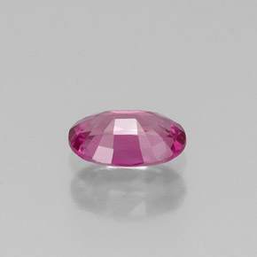 Saphir violet naturelle coupe ovale, 0,51 ct, VVS