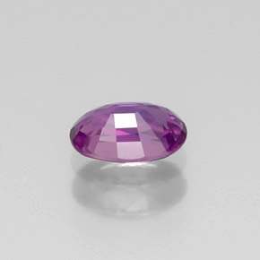 Saphir violet naturelle coupe ovale, 0,62 ct, VVS-VS