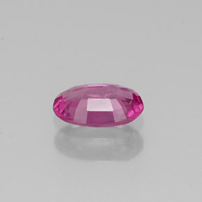 Saphir rose naturelle coupe ovale, 0,48 ct, VS