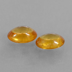 Achetez naturel ct orange saphir gems, coupe ovale, en provenance thaïlande chez gemselect. en stock, livraison internationale!