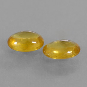 Achetez naturel ct jaune saphir gems, coupe ovale, en provenance thaïlande chez gemselect. en stock, livraison internationale!