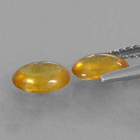 Achetez naturel ct orange saphir gems, coupe ovale, en provenance thaïlande chez gemselect. en stock, livraison internationale!