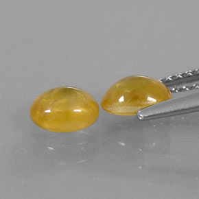 Achetez naturel ct jaune saphir gems, transparent, en provenance thaïlande chez gemselect. en stock, livraison internationale!