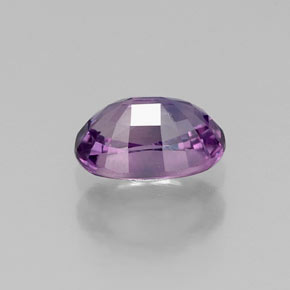 Saphir violet naturelle coupe ovale, 0,74 ct, VVS