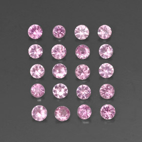 Achetez naturel ct rose saphir gems, coupe roude, en provenance madagascar chez gemselect. en stock, livraison internationale!