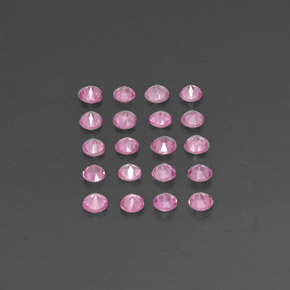Achetez naturel ct rose saphir gems, coupe roude, en provenance madagascar chez gemselect. en stock, livraison internationale!