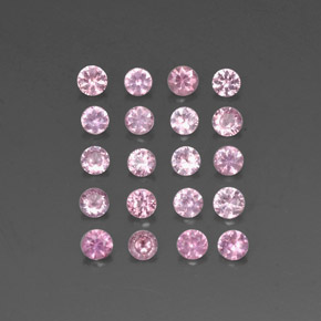 Achetez naturel ct rose saphir gems, coupe roude, en provenance madagascar chez gemselect. en stock, livraison internationale!