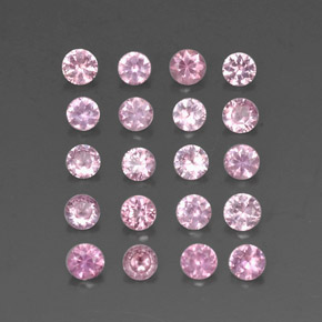 Achetez naturel ct rose saphir gems, coupe roude, en provenance madagascar chez gemselect. en stock, livraison internationale!