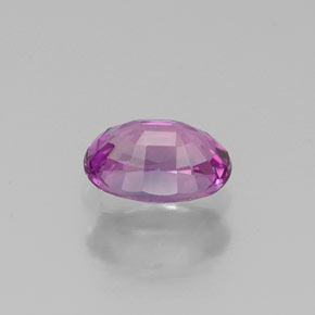 Saphir violet naturelle coupe ovale, 0,72 ct, VS