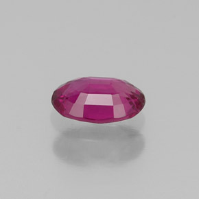 Saphir violet naturelle coupe ovale, 0,56 ct, VVS