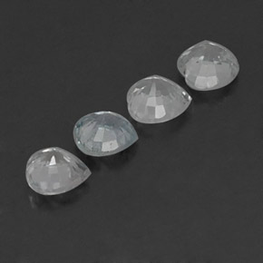 Achetez naturel 1,23ct blanc saphir gems, forme de coeur, en provenance sri lanka chez gemselect. en stock, livraison internationale!