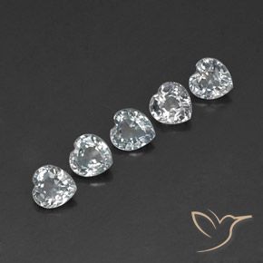 Shop natural 1.39ct Blanc bleuâtre Saphir gems, Cœur, from Sri Lanka at GemSelect. In stock, global shipping!